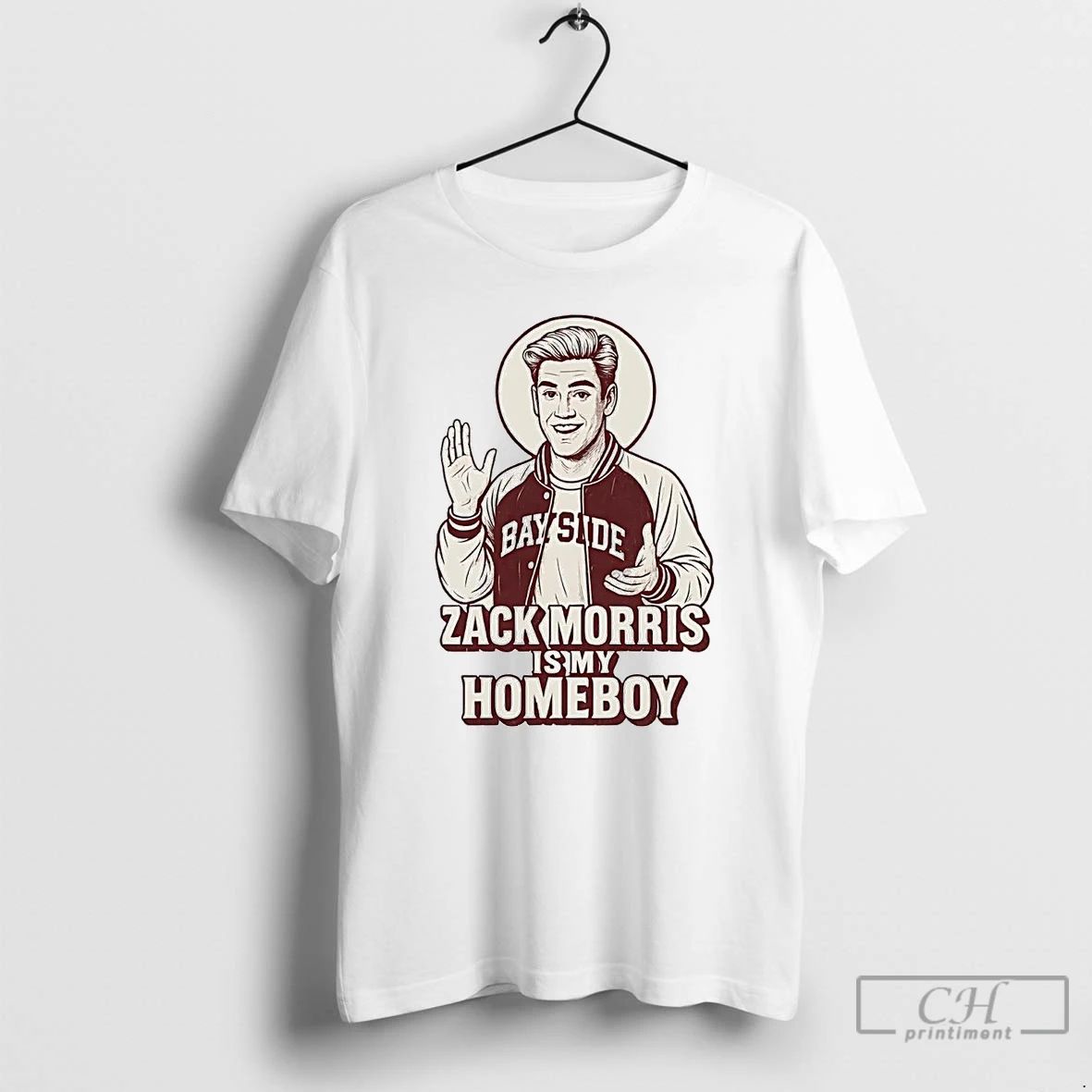 Classic Zack Morris Is My Homeboy Jesus Parody T Shirts