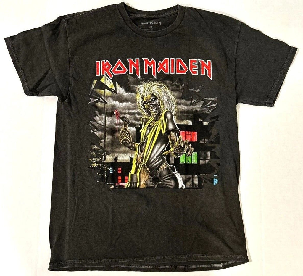 Rock Band Iron Maiden Killer World Tour 1981 Graphic Tee Shirt New