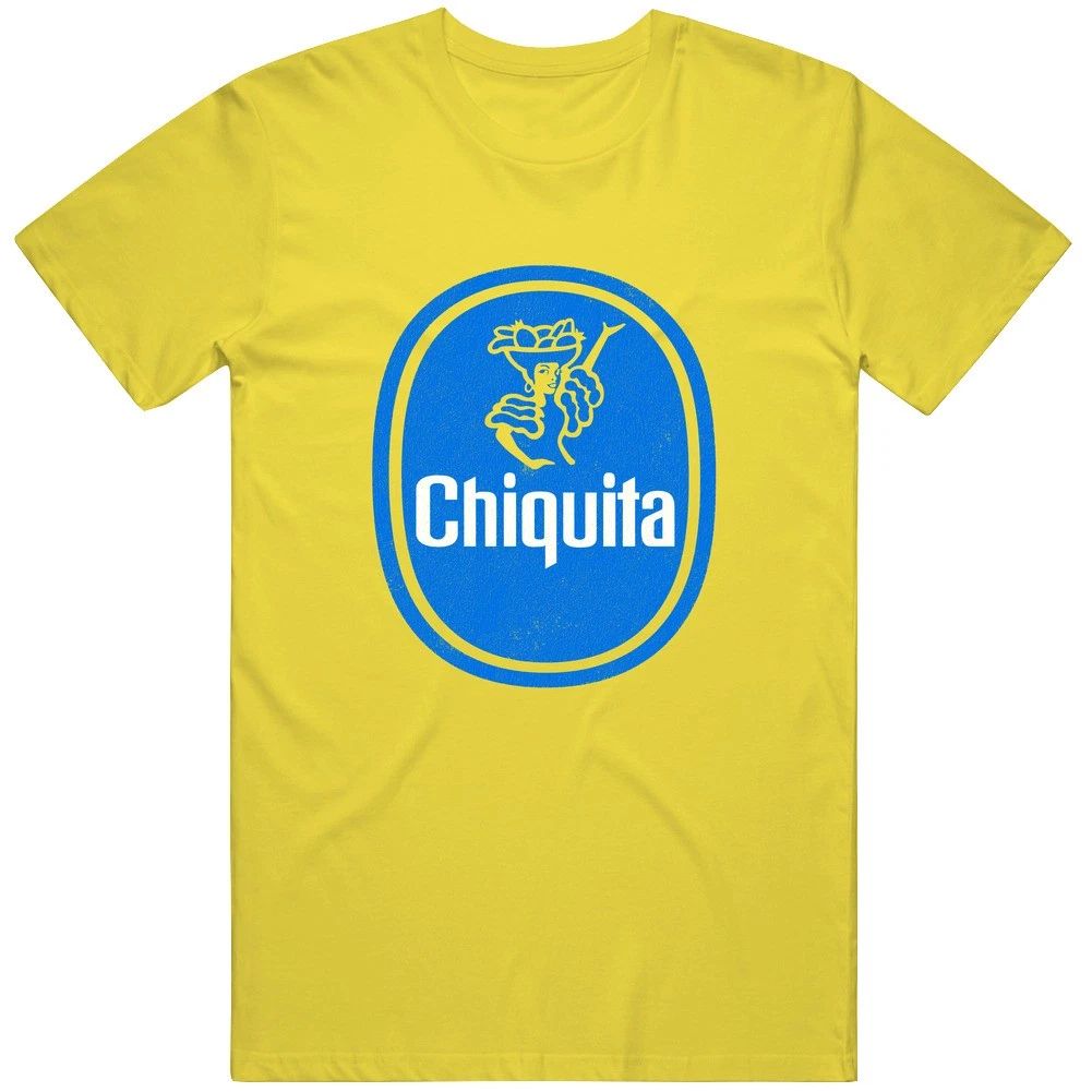 Chiquita, T-, Bananas Vintage Retro Daisy Yellow Unisex Soft Cotton tee T Shirt