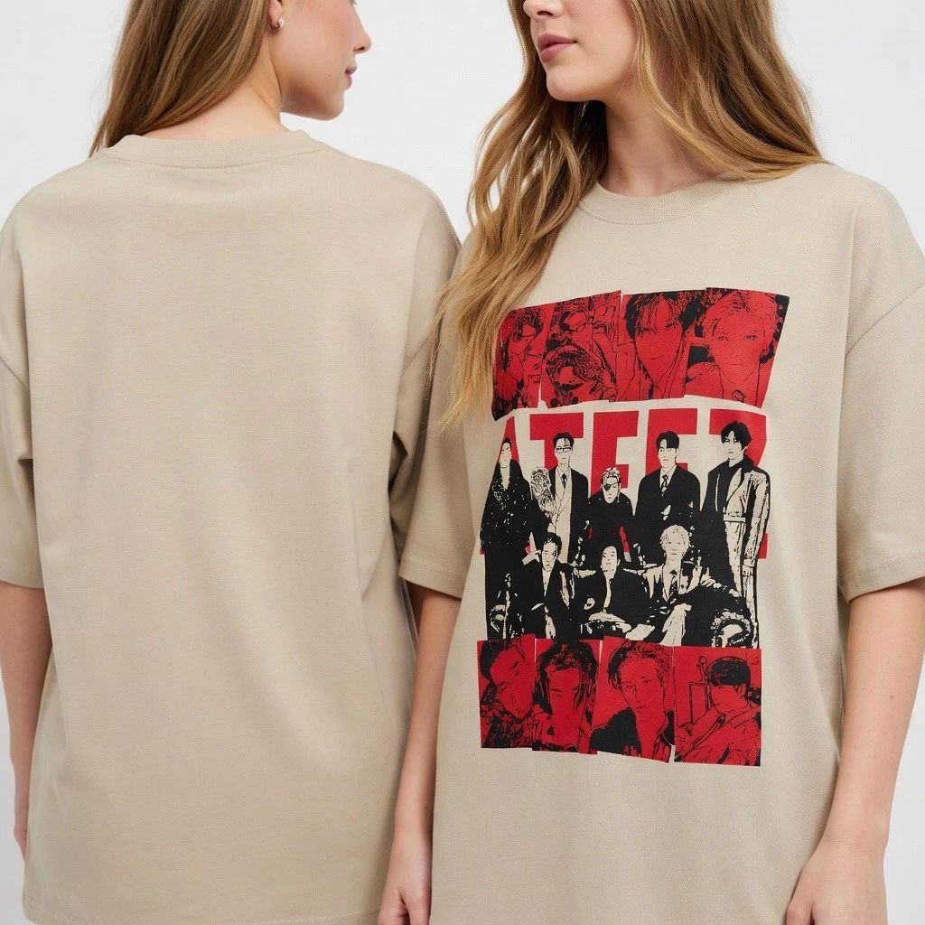 Golden Hour Fantasy Graphic TShirt K-Pop Pirate Crew Aesthetic Fan Art Tee S-5XL