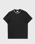 Lacoste T Shirt Mens Black Jacquard Branded Pique Neck Summer White Lightweight