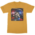 Cat Driving Car Police Chase Meme Funny Unisex T-Shirt