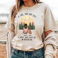 Personalized Girl and Dog Shirt, Custom Pet Lover Gift