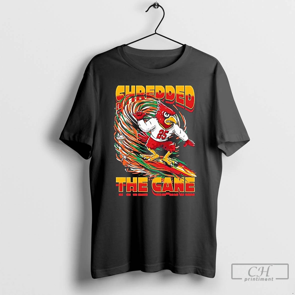 Classic Louisville Cardinals Shredded The Miami Cane T Shirts