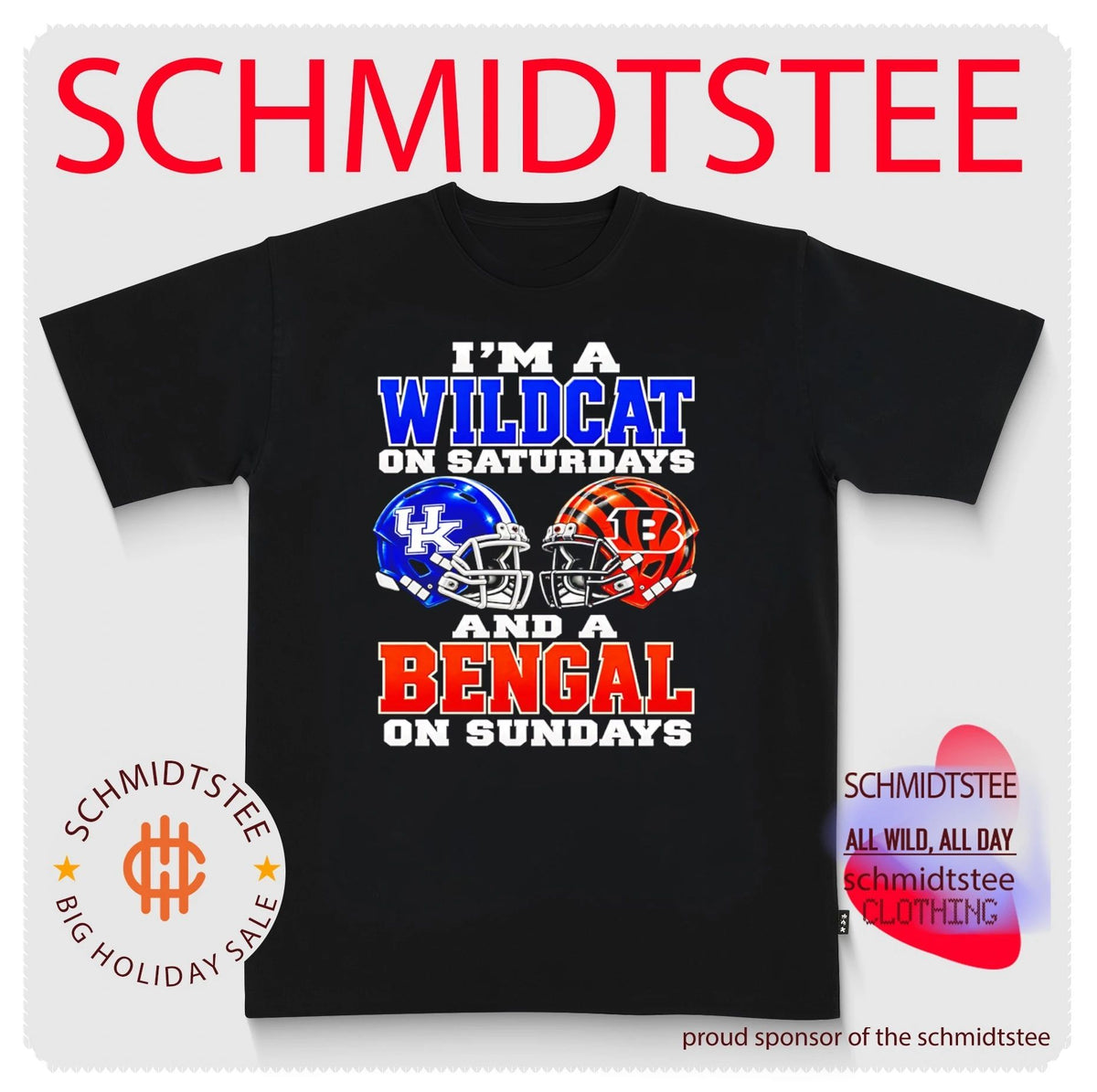 I’m a Wildcat on Saturdays and a Bengal on Sundays shirt