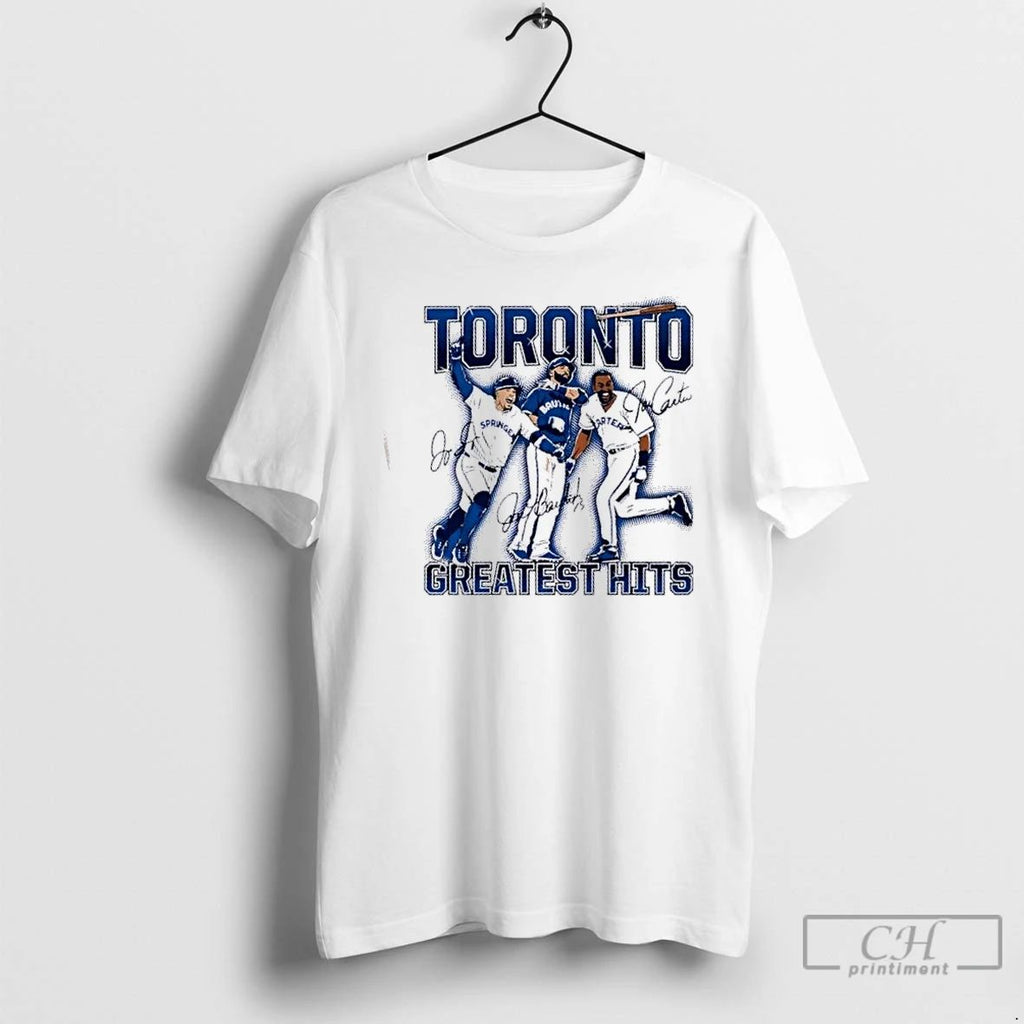 Classic Carter Bautista Springer Torontos Greatest Hits Youth Signatures T Shirts