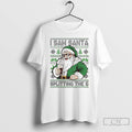 Classic Santa Splitting The G Guinness Ugly Christmas T Shirts