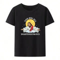 COOL SUMMER Religious Easter Funny T-Shirt Jesus Playing Basketball