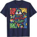 Boho Floral Believe In The Spectrum Autism Unisex T-Shirt