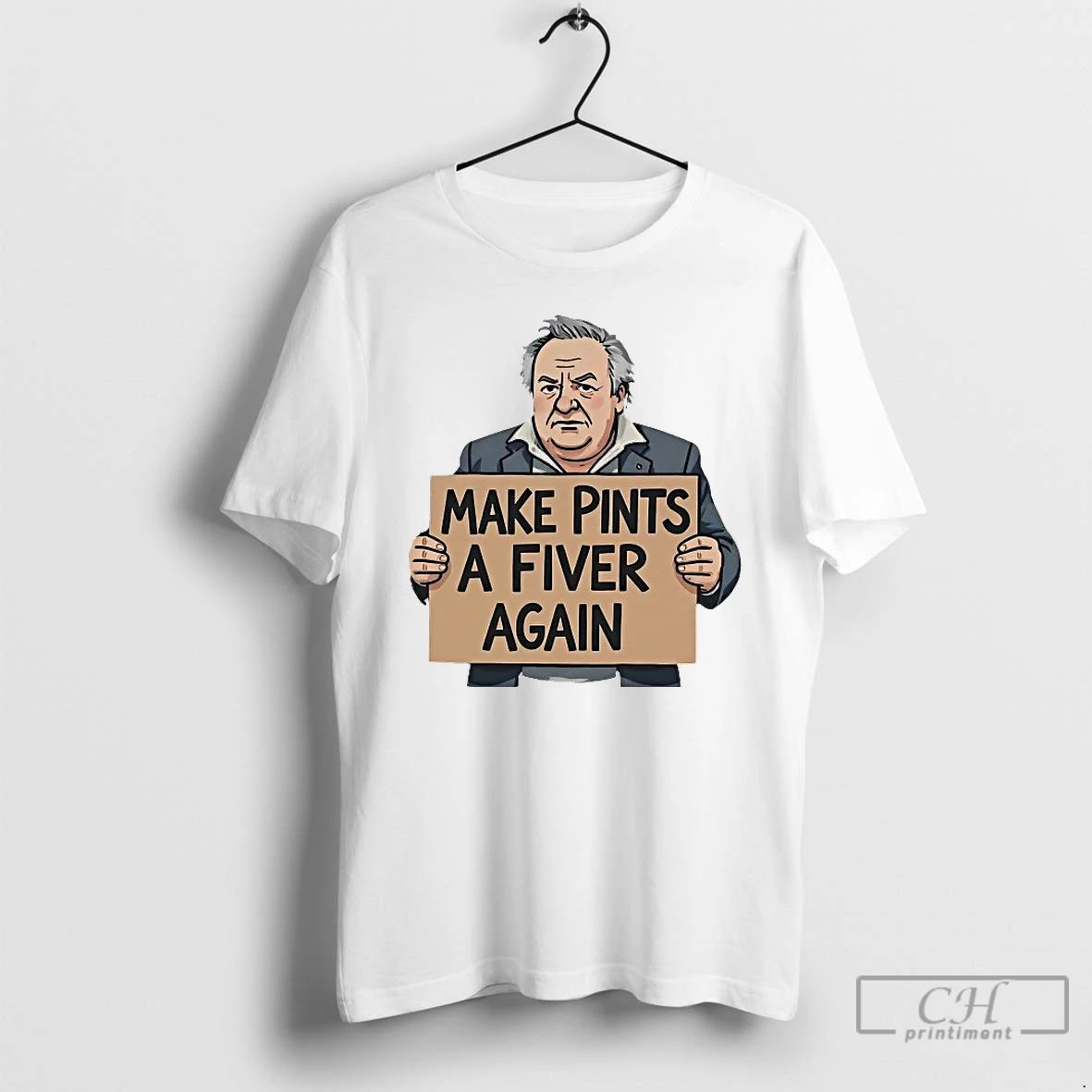 Classic Paddy Losty Make Pints A Fiver Again T Shirts