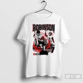 Classic Bijan Robinson Atlanta Falcons Football Number 7 Skyline T Shirts