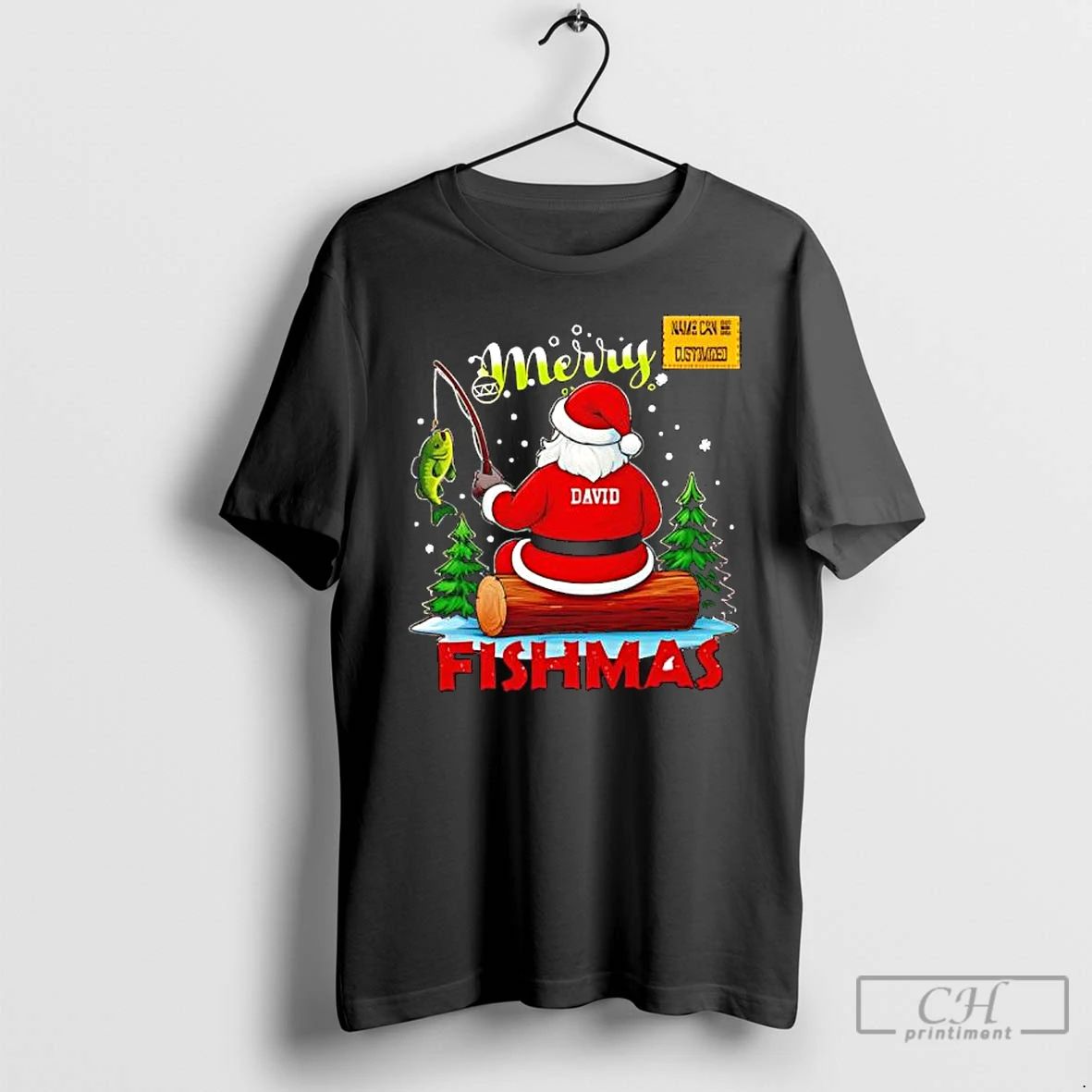 Premium Personalized Christmas Fishing Merry Fishmas T Shirts