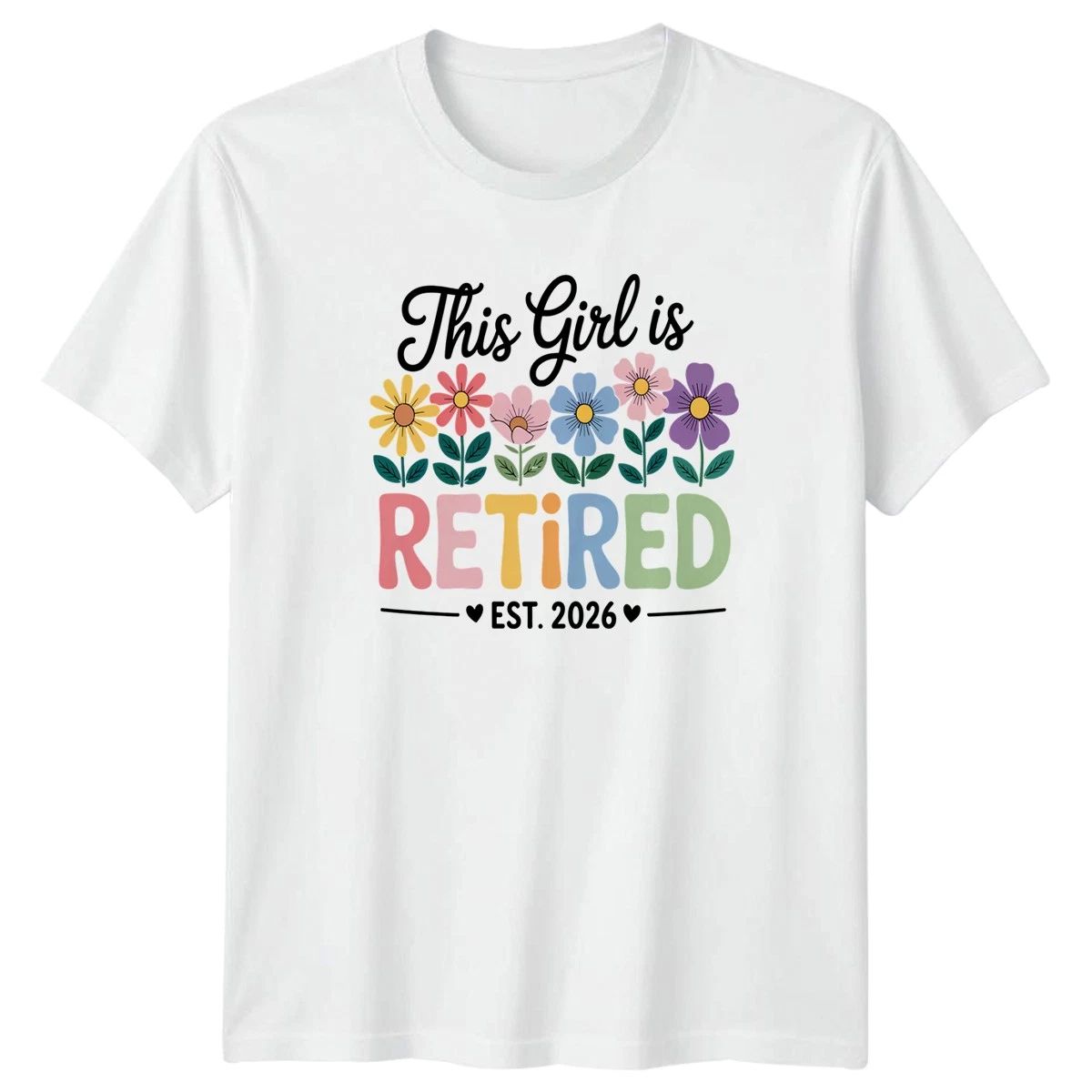 This Girl Is Retired Womens T-Shirt Retirement Gift For Her
