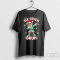 Premium Dabbing Elf Six Seven Bruh Christmas T Shirts