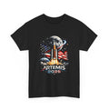 Artemis 2026 Moon Landing T Shirt American Rocket Space Launch Tee