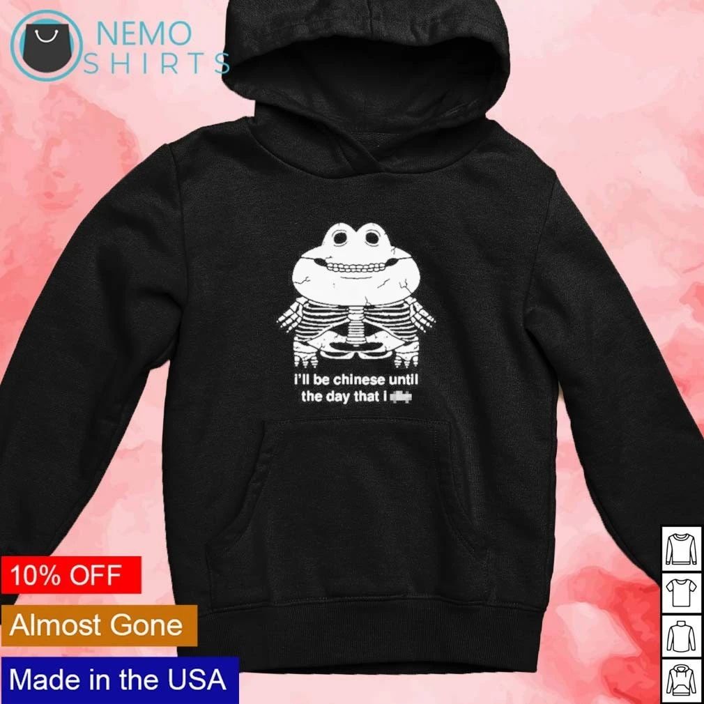 Frog I’ll be chinese until the day that I Censored Halloween shirt