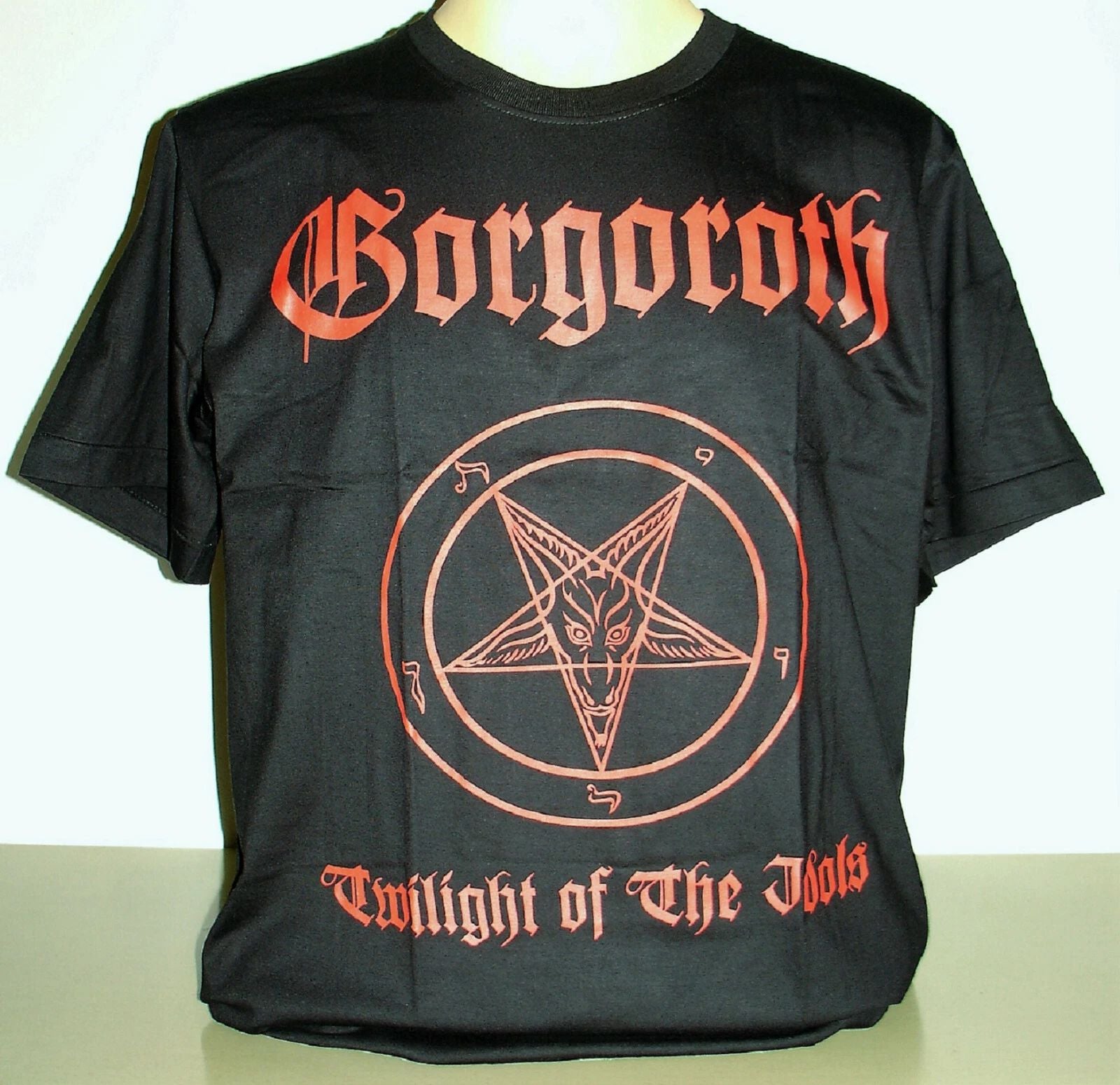 Gorgoroth Twilight Of The Idols T-Shirt Size S M L XL 2XL 3XL Black Metal Band