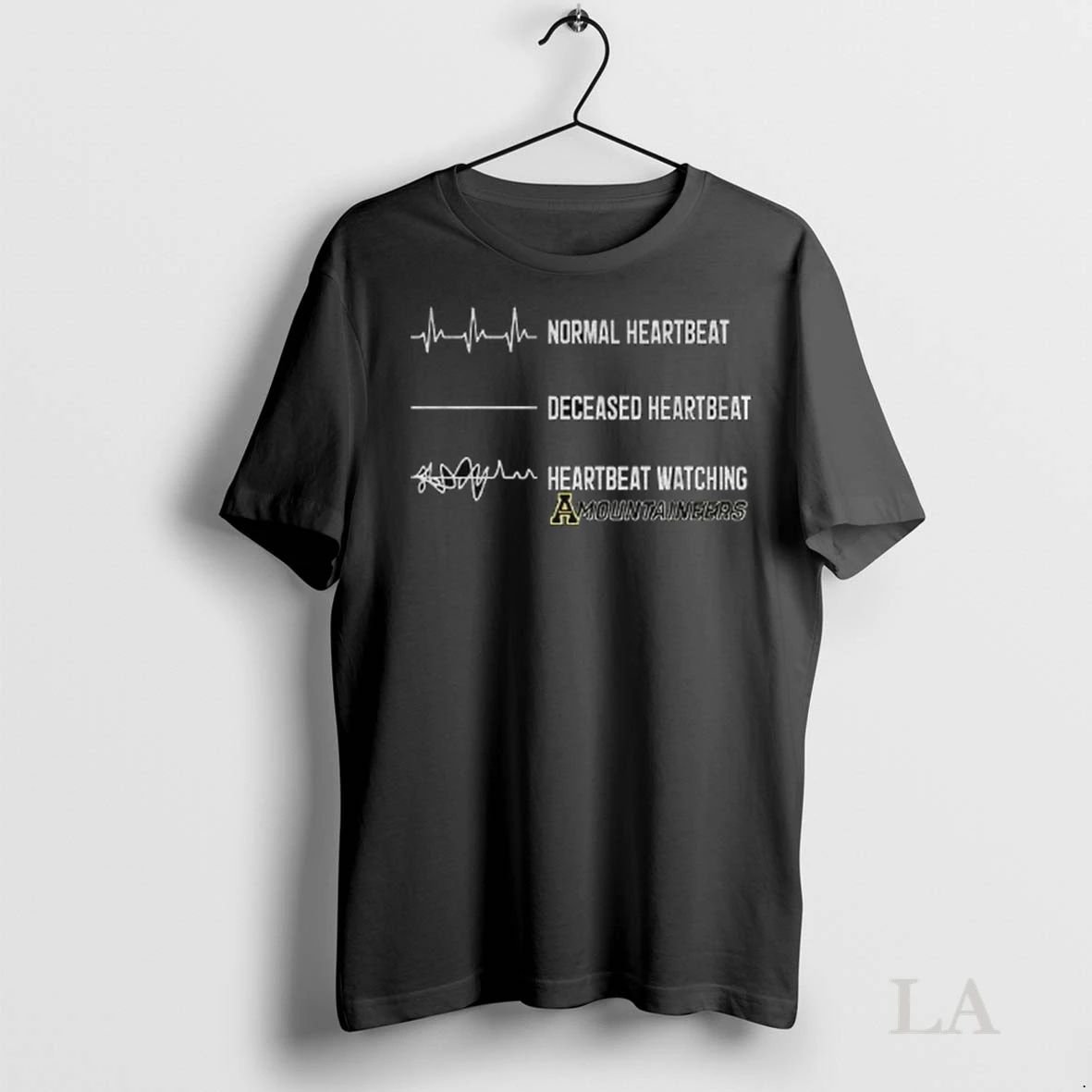 Original Appalachian State Mountaineers Normal Heartbeat Deceased Heartbeat Heartbeat Watching