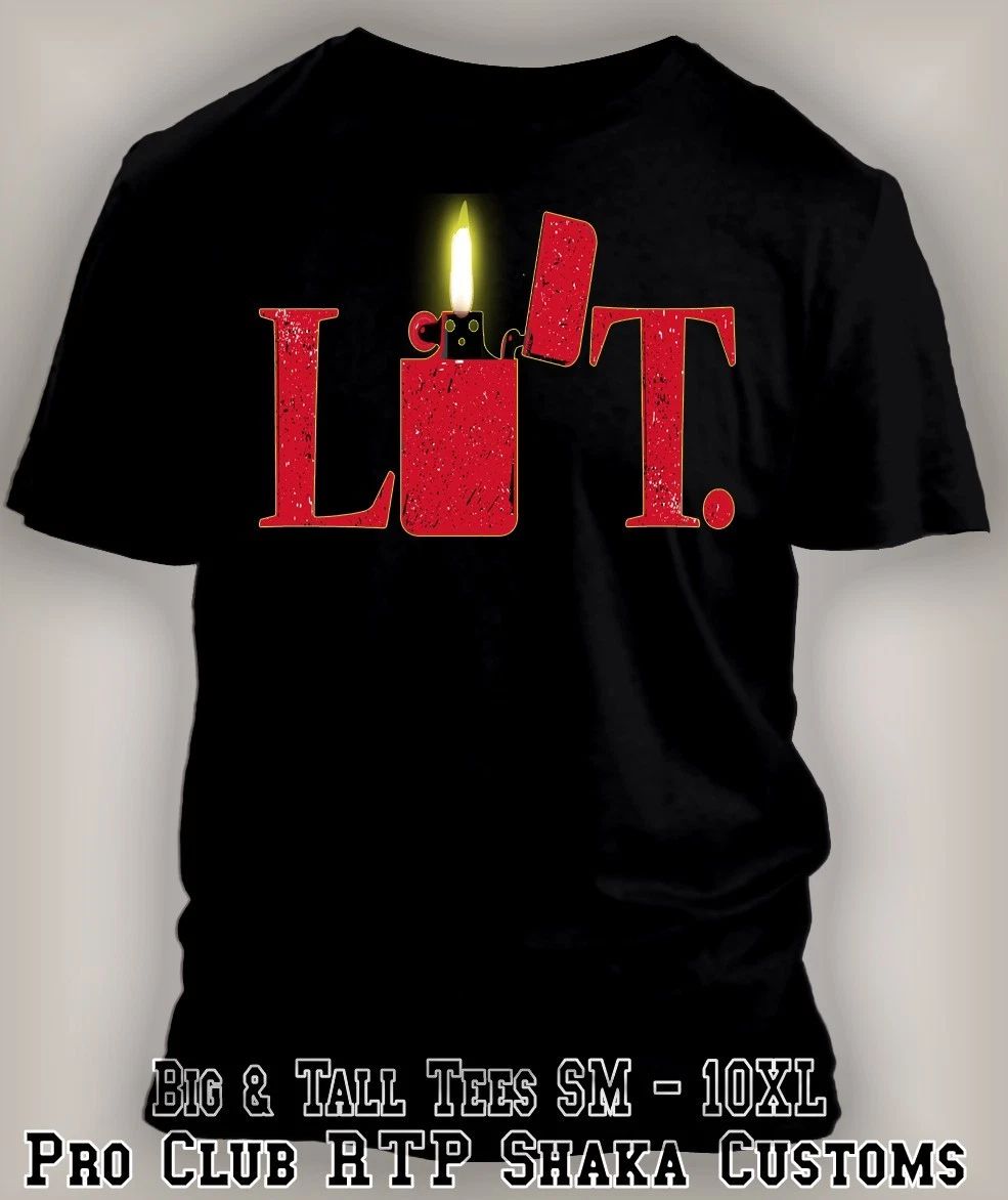 Sneaker RED LIT Tee Shirt Match to J10 Retro Light Smoke Graphic T Big Tall Sm