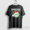 Classic Fayetteville Woodpeckers Santa Hat Baseball Christmas T Shirts