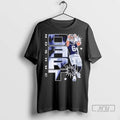 Officials Jaxson Dart New York Giants Vertical Name Vintage T Shirts
