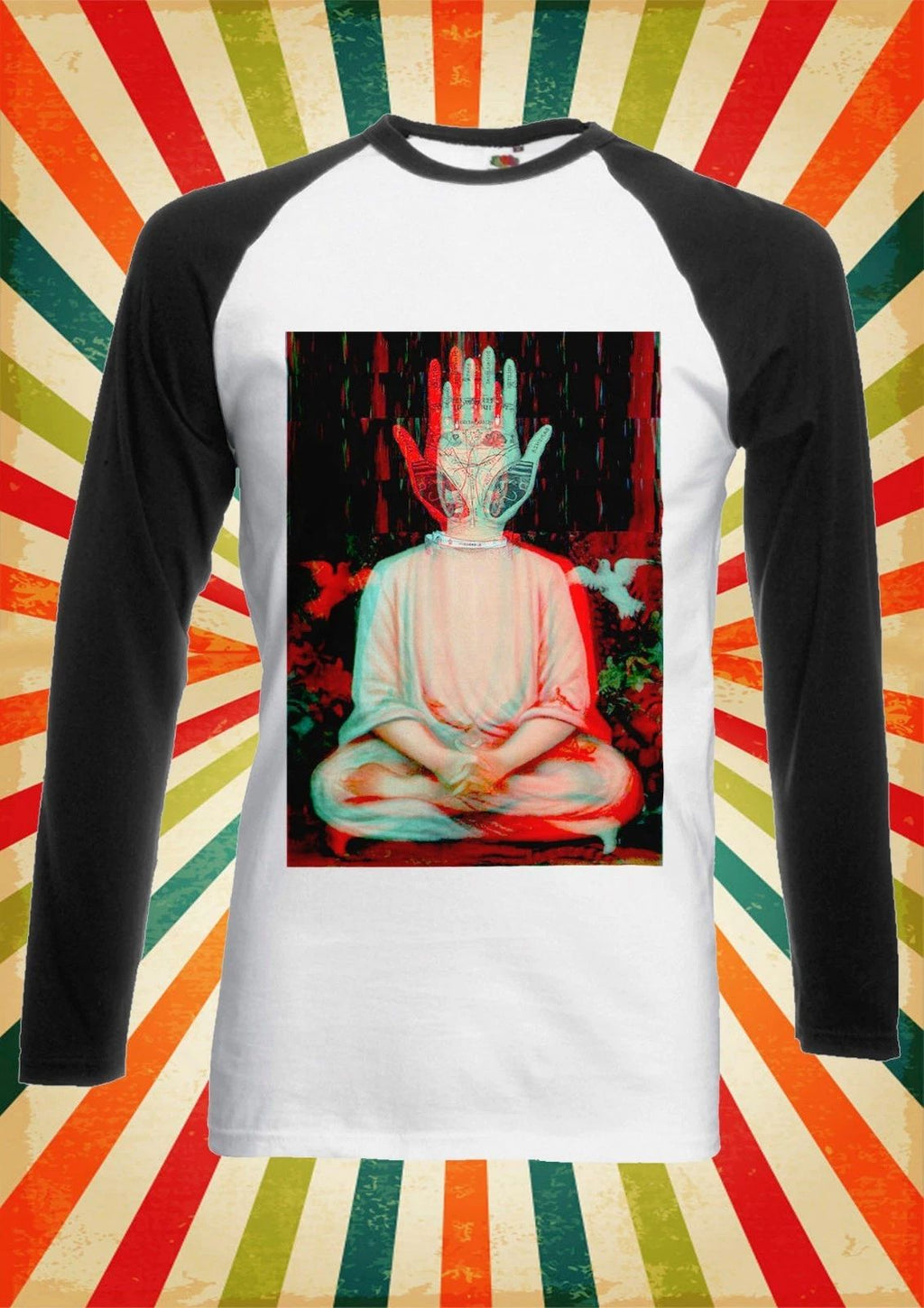 Traditiona​l Buddha Yoga Cool Men Women Long Short Sleeve Baseball T Shirt 1610