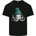 A Cute Baby Octopus in a Hat Scuba Diving Mens Light Cotton T-Shirt