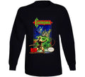 Castlevania Nes Box Art Retro Video Game Long Sleeve T Shirt