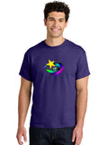 Surfer-Star-Wave Mens Graphic Tee,100% Cotton,Casual Summer Wear
