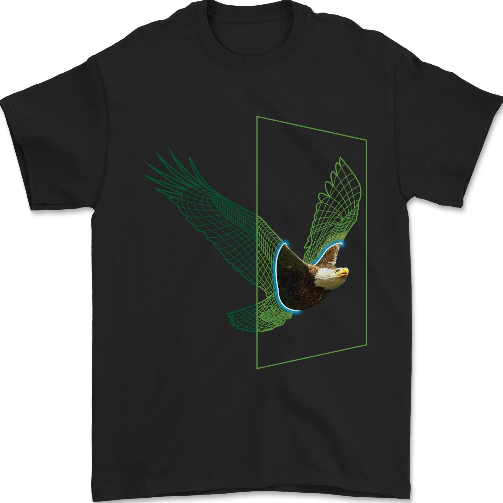 A SCI-FI American Eagle Mens T-Shirt 100% Cotton