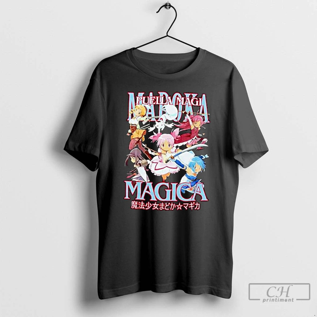 Classic Puella Magi Madoka Magica Jumbo Print Ornaments T Shirts
