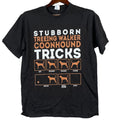 Port & Company Mens M Black Treeing Walker Coonhound Graphic T Shirt Dog Lover