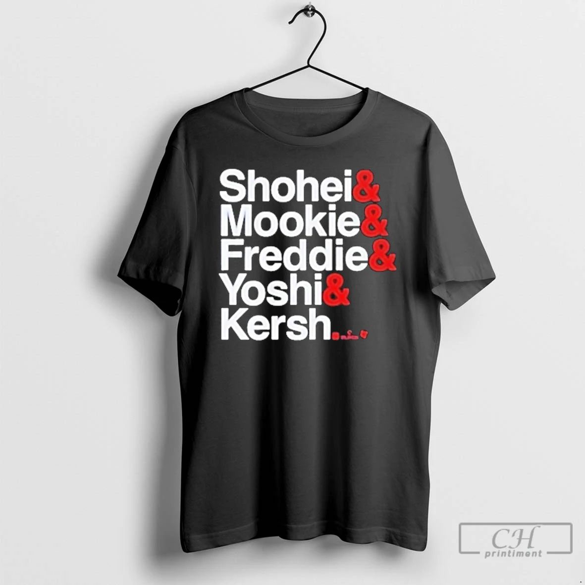 Premium Los Angeles Dodgers Ampersand Stars Shohei Mookie Freddie Yoshi And Kersh T Shirts