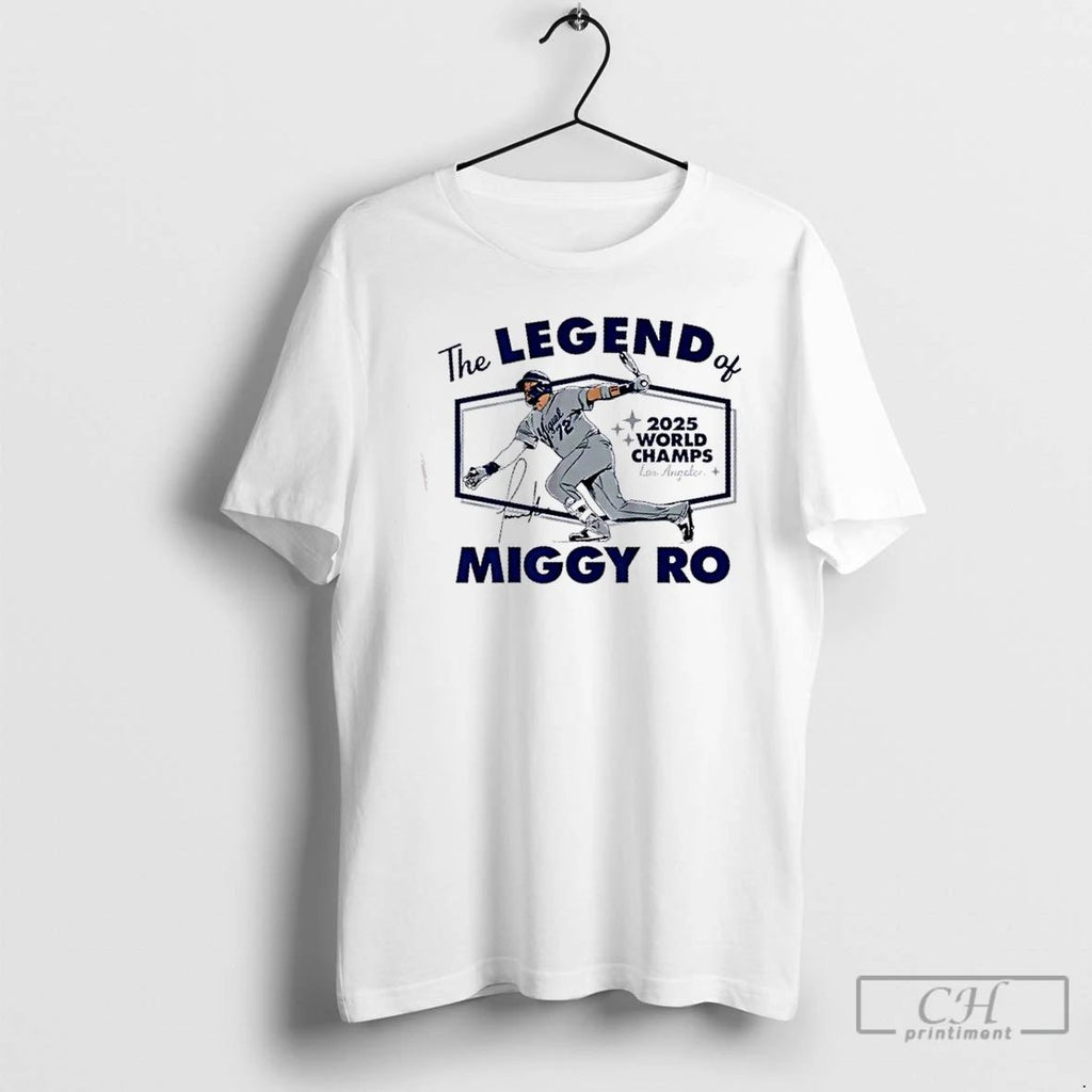 Classic The Legend Of Miguel Rojas Los Angeles Dodgers T Shirts
