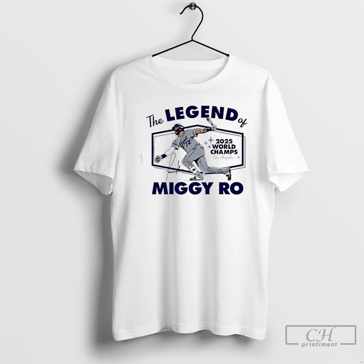 Classic The Legend Of Miguel Rojas Los Angeles Dodgers T Shirts