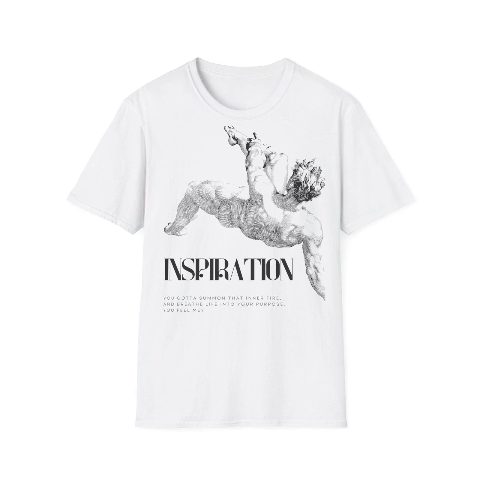 Inspiration Graphic T-Shirt | Summon Your Inner Fire | Unisex Motivational Tee