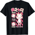 Pink Tone Character Collage Cute Kanji Video Game T-Shirt