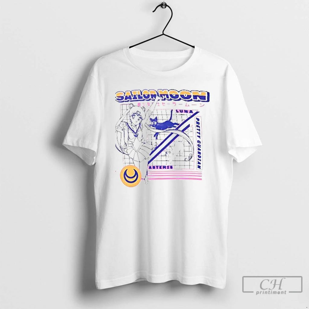 Premium Sailor Moon Luna And Artemis Pretty Guardian T Shirts