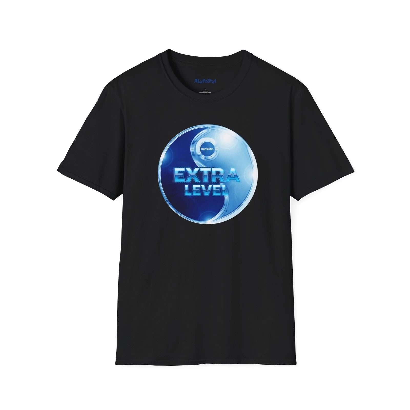 Unisex Softstyle T-Shirt Yin Yang Motivation Affirmation Designed by ALyfeStyl