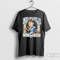 Premium Indianapolis Colts Daniel Jones Caricature Signature