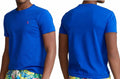 Polo Ralph Lauren Custom Fit Crew Neck T-Shirt, Blue, XL (Red Pony)