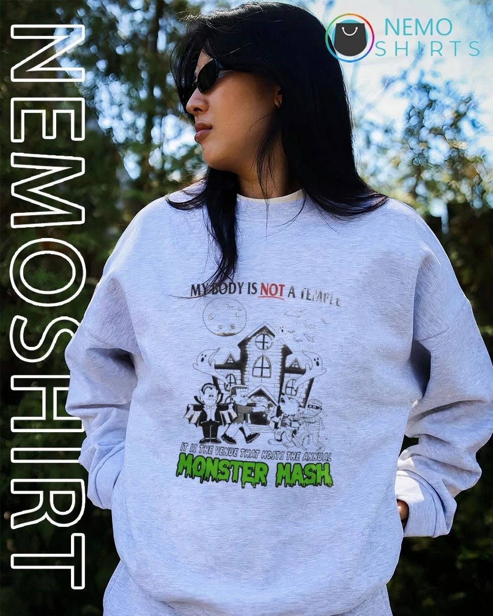 My Body Is Not A Temple It Is The Venue That Hosts The Annual Monster Mash Halloween shirt