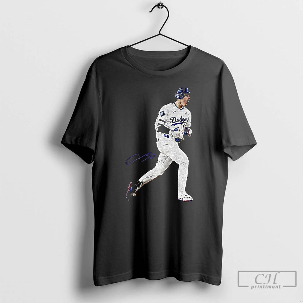 Classic Shohei Ohtani Posing Los Angeles Dodgers Game 3 Baseball Mlb Signature T Shirts
