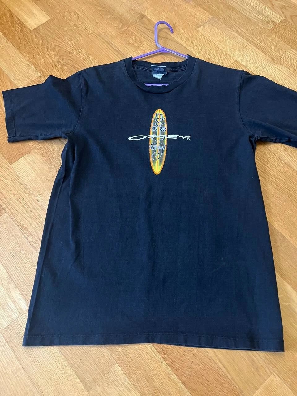 oakley vintage shirt printed logo surf