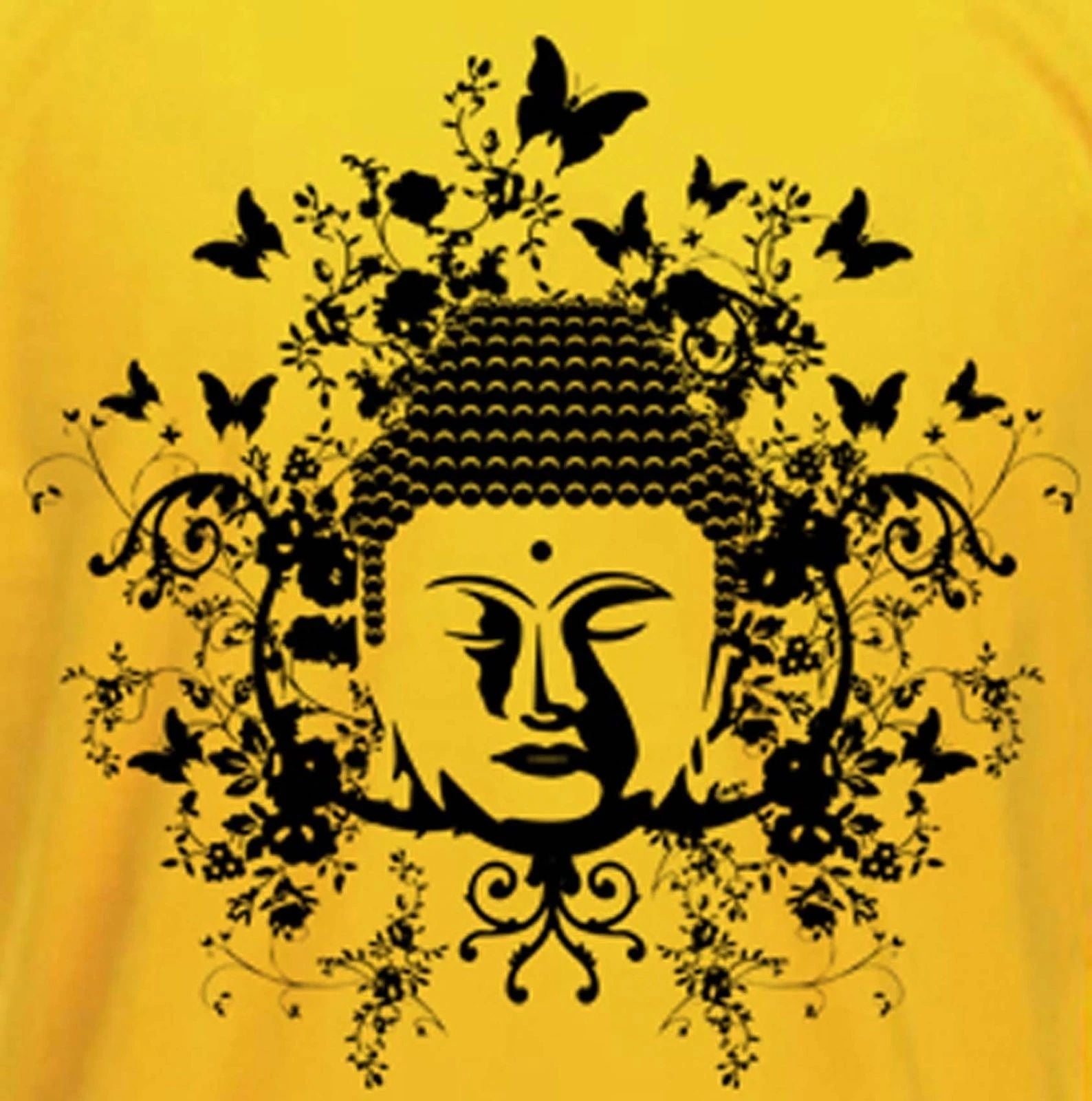 BUDDHA T-SHIRT - Buddhist Zen Yoga Meditation Buddhism - Choice of 9 Colours