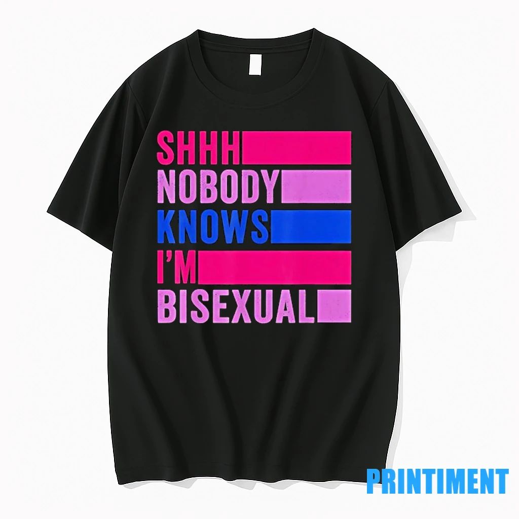 Shhh Nobody Knows Im Bisexual Tshirts Sweater