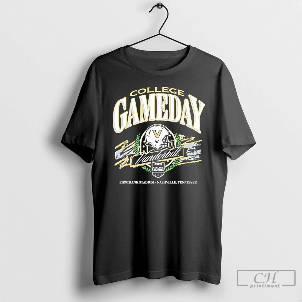Classic College Gameday Vanderbilt University Football Helmet T Shirts