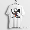 Classic Utah Jazz Bear Crossover T Shirts