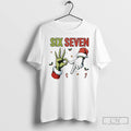Classic Grinch Hand Six Seven 6 7 67 Meme Christmas Xmas T Shirts