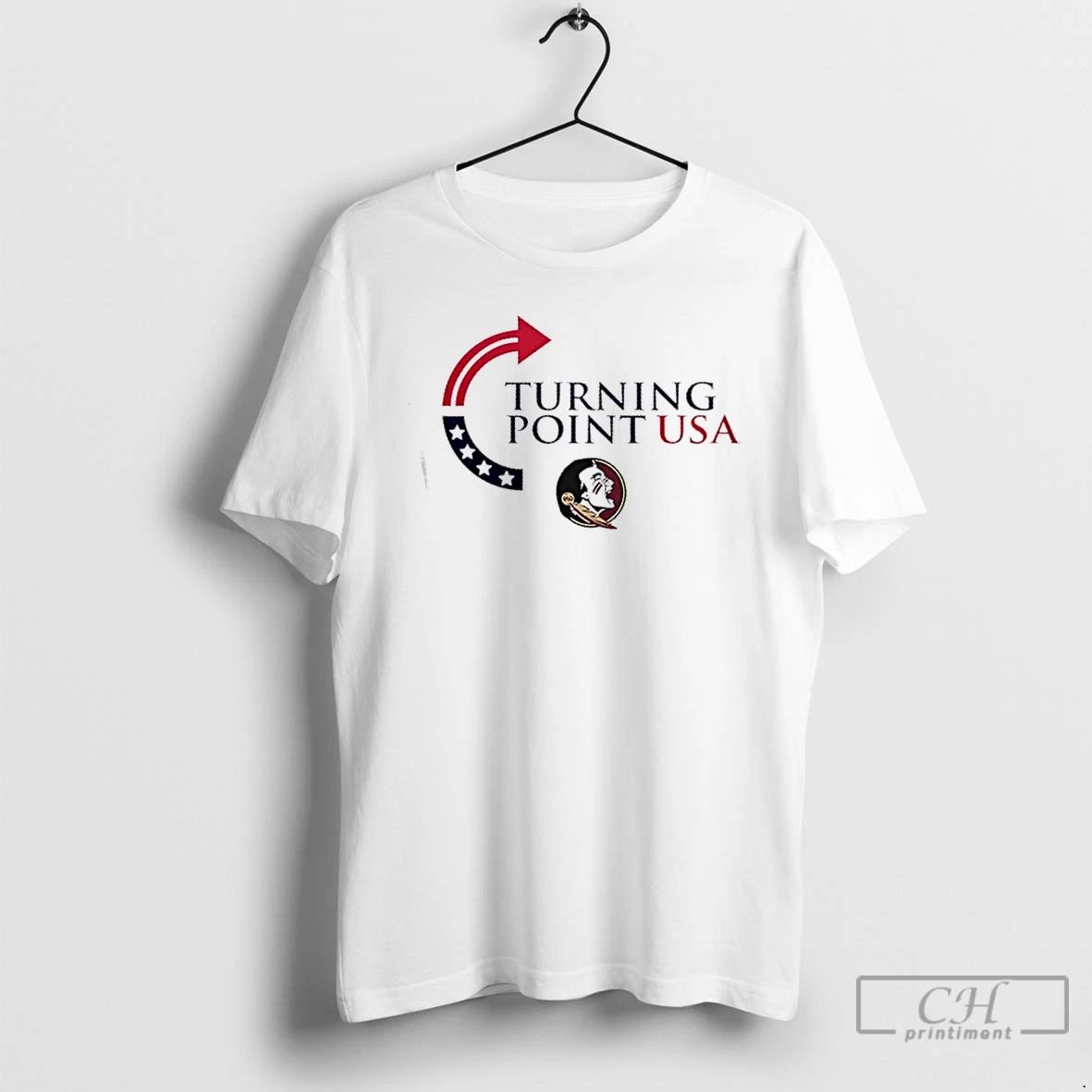 Premium Florida State Seminoles X Freedom Turning Point Usa Charlie Kirk 2 Sided T Shirts